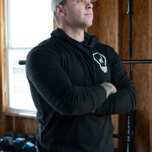 Load image into Gallery viewer, Here To Win Hooded Long Sleeve T