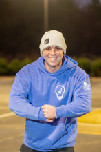 Load image into Gallery viewer, Blue "Go Be A Champion" Hoodie
