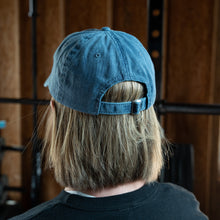Load image into Gallery viewer, Distressed Wash Ladies Baseball Hat
